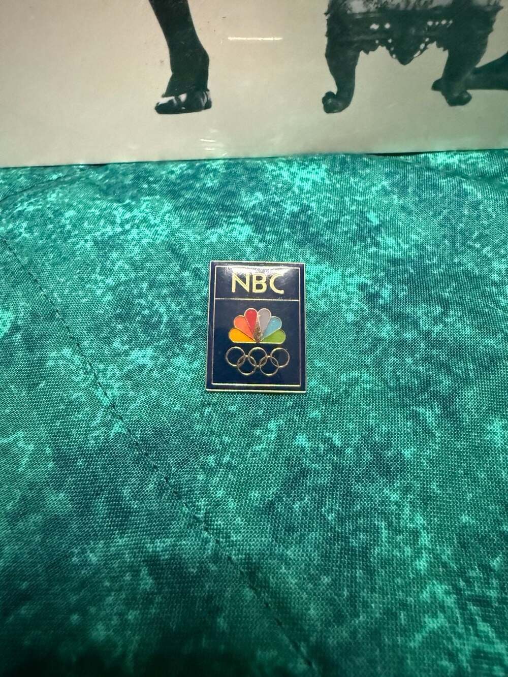 NBC Olympic Games Logo Enamel Lapel Pin